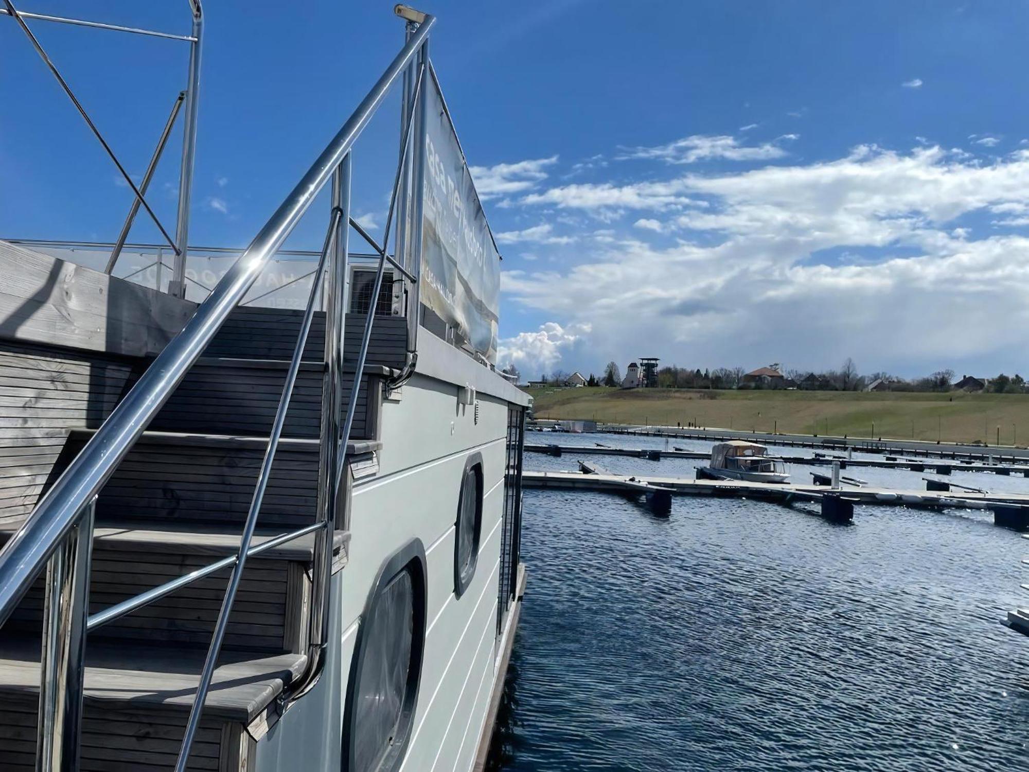 Hausboot Schiff Fuer 4 Personen Ca, 33 M Sup2 In Braunsbedra, Sachsen Anhalt Halle Saale Unstrut Region 外观 照片