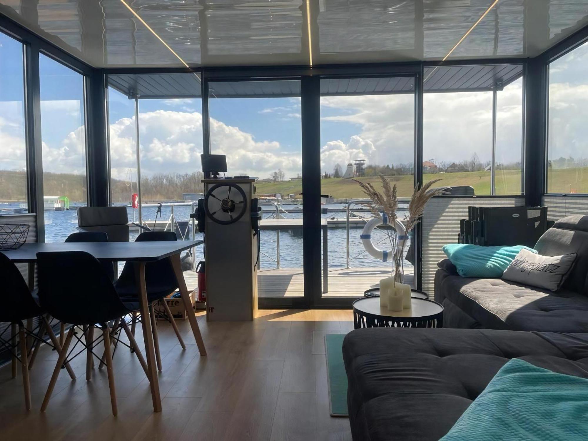 Hausboot Schiff Fuer 4 Personen Ca, 33 M Sup2 In Braunsbedra, Sachsen Anhalt Halle Saale Unstrut Region 外观 照片